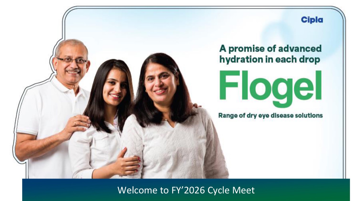 Flogel FY 2026 cycle meet opening slide